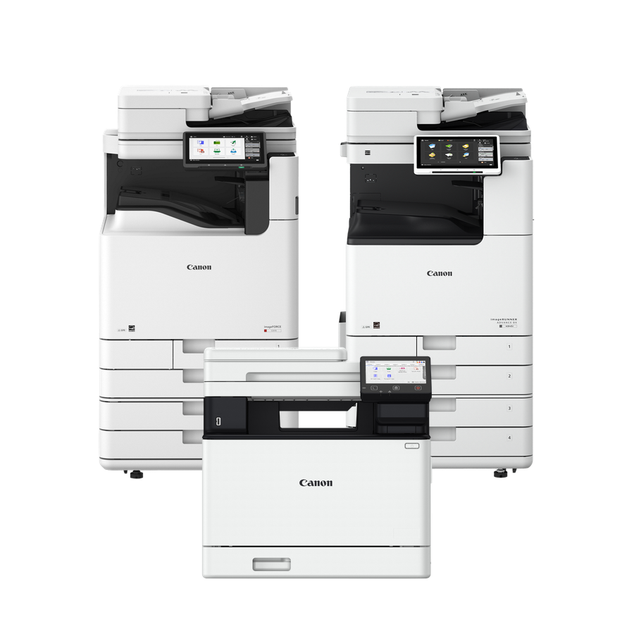 copiadoras-canon-inicio-2026 Copiadoras multifuncionales Canon imageFORCE e imageRUNNER ADVANCE DX para oficinas de alto y bajo volumen